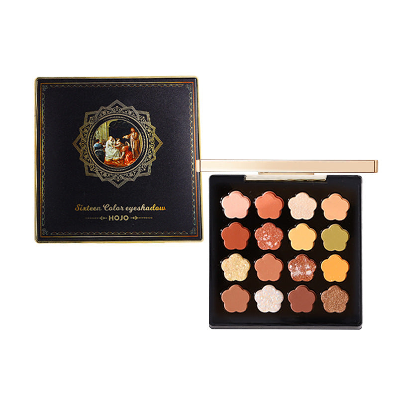 Greek Eyeshadow Palette 16 Colors Matte Shimmer Glitter Eye Makeup US