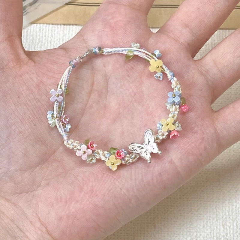 Handmade Woven Bracelet Carrying Strap - Exquisite Adjustable Jewelry Accessory