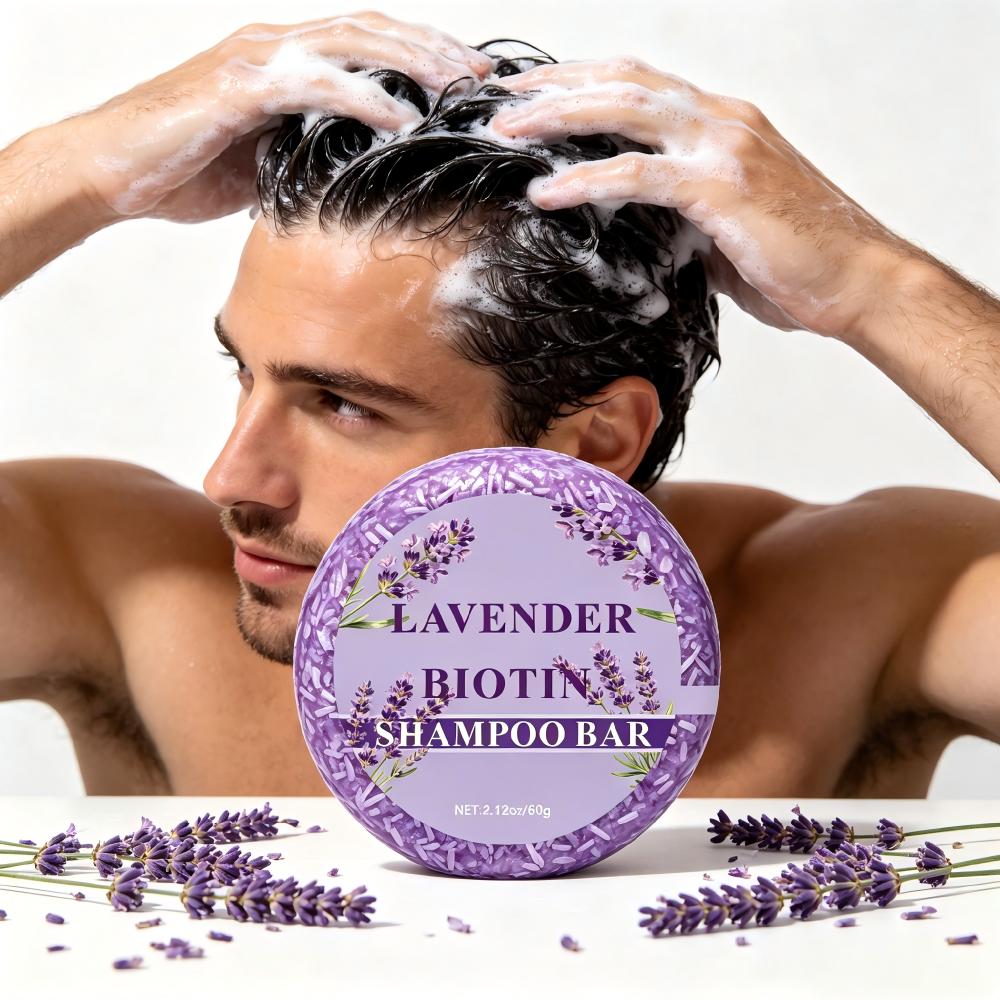 Lavender Biotin Shampoo Bar - 60g