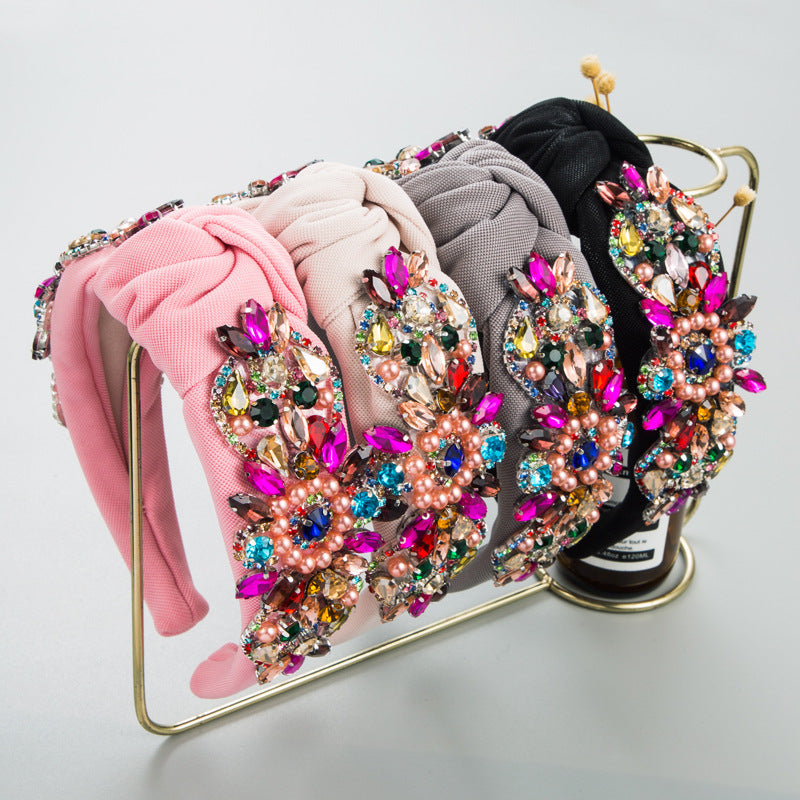 Rhinestone Pearl Headband
