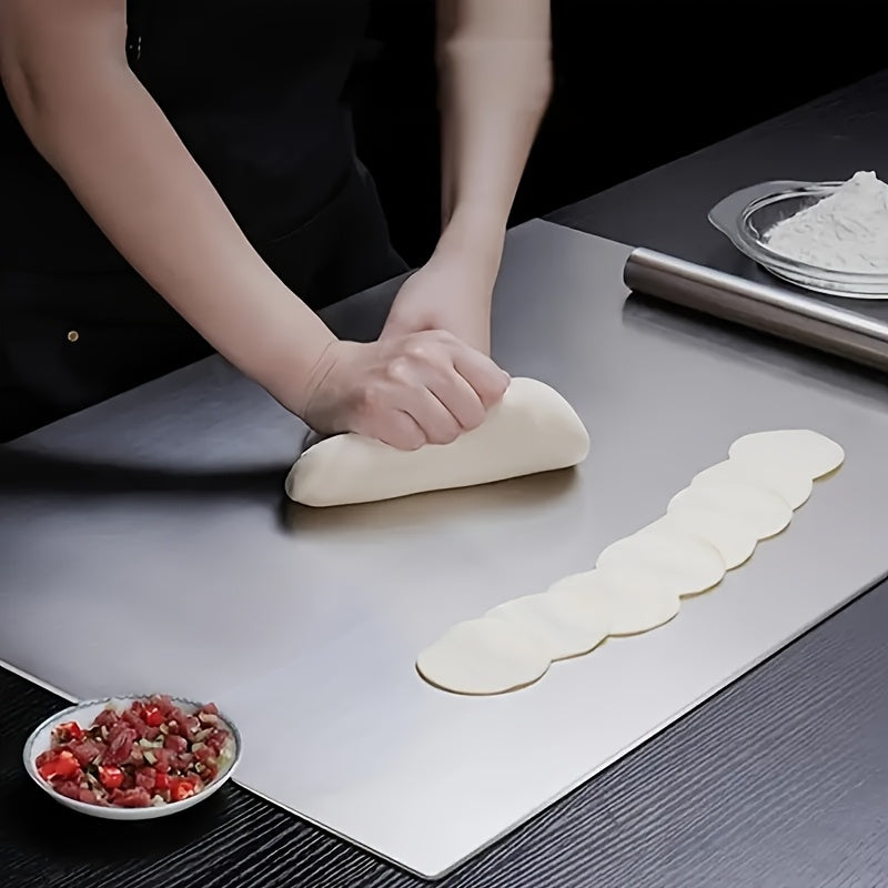 304 Stainless Steel Cutting Board - Large Multi-Purpose Kitchen Tool