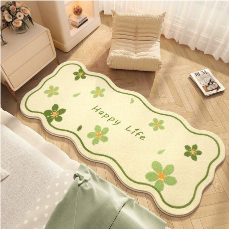 Flower Shaped Cashmere Bedside Blanket - Soft, Skin-Friendly Home Decor