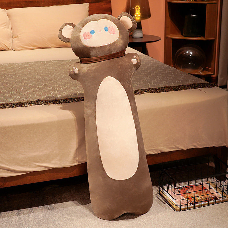 Cartoon Animal Sleeping Pillow with Polyester Fiber Fill - Soft Cozy Cushion
