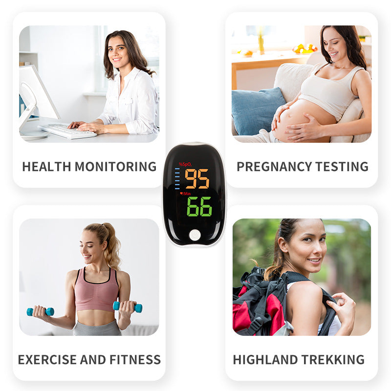 Portable Finger Clip Pulse Oximeter