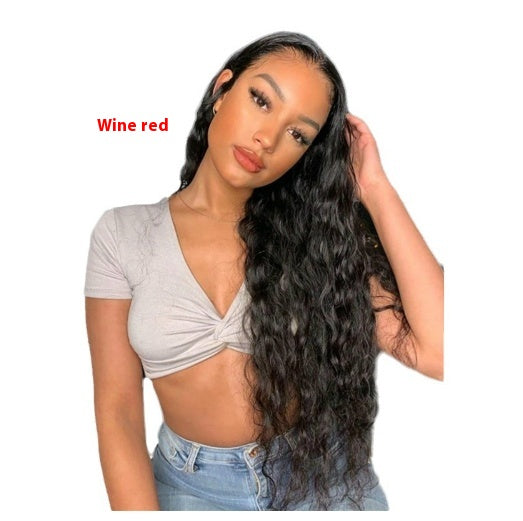 Women's Curly Synthetic Wig with Multiple Color Options - African Fashion Style