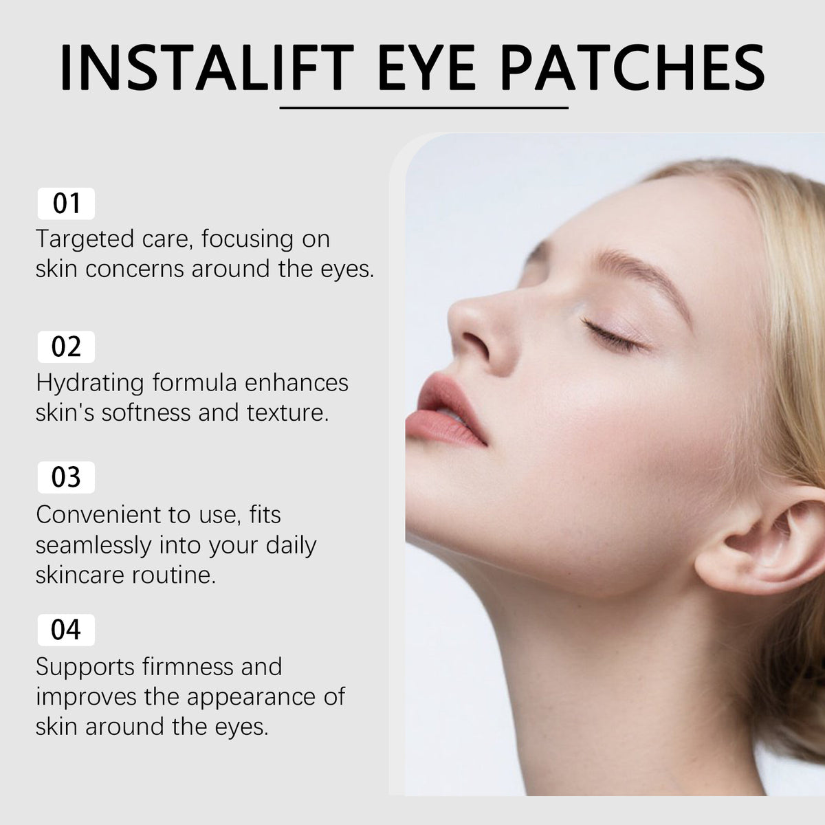 Lightweight Collagen Eye Mask for Moisturizing and Skin Care - 5 Pairs