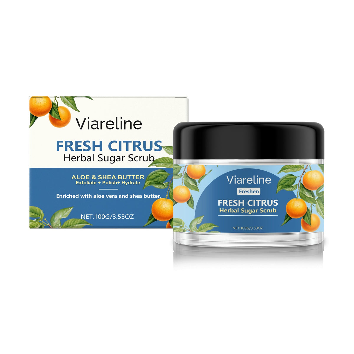Citrus Body Scrub Cream