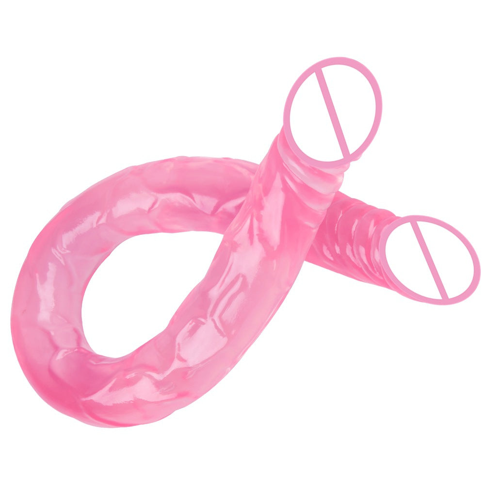 55cm Double-Headed Female Toy - PVC Lengthened Adult Supplies, Multiple Colors