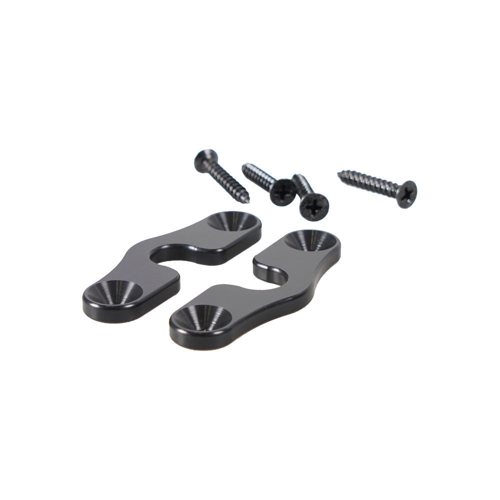 Aluminum Sunbreaker Clip Repair Kit for Jeep Wrangler Black