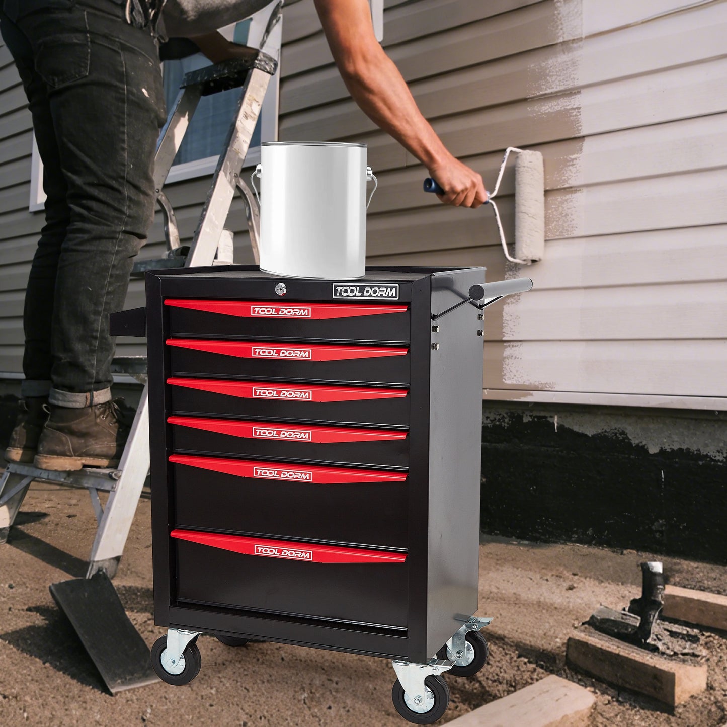 Tool Cabinet 21inch With Wheel And Drawers
