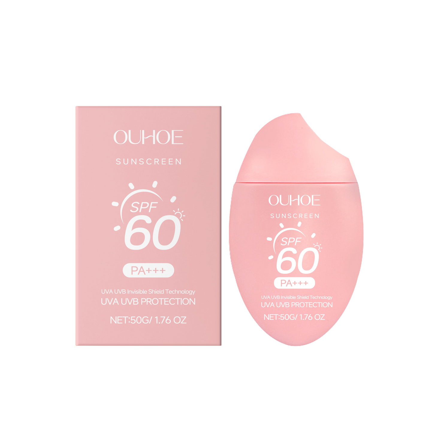 Protective Moisturizing Sunscreen Cream - Brightening Facial Skincare 50g