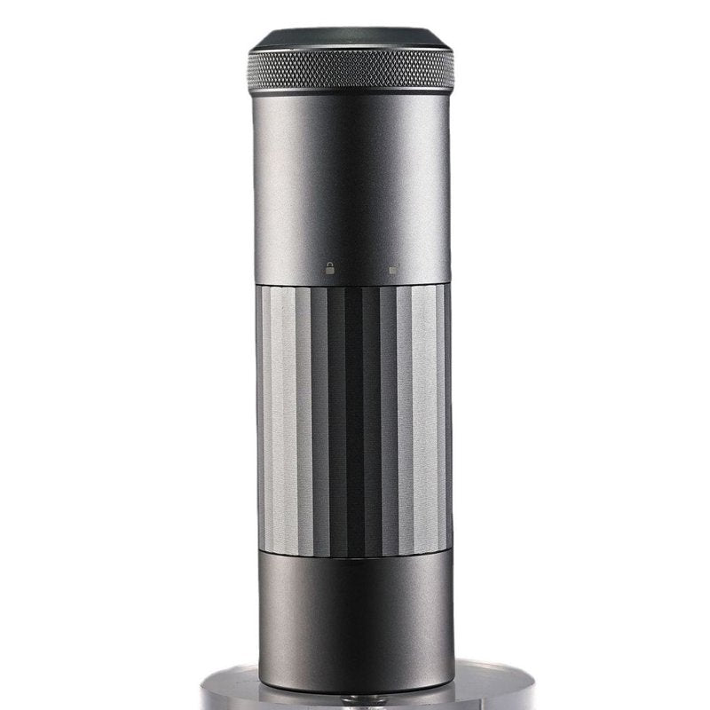 Portable Wireless Bean Grinder USB Charging Kitchen Appliance Gray