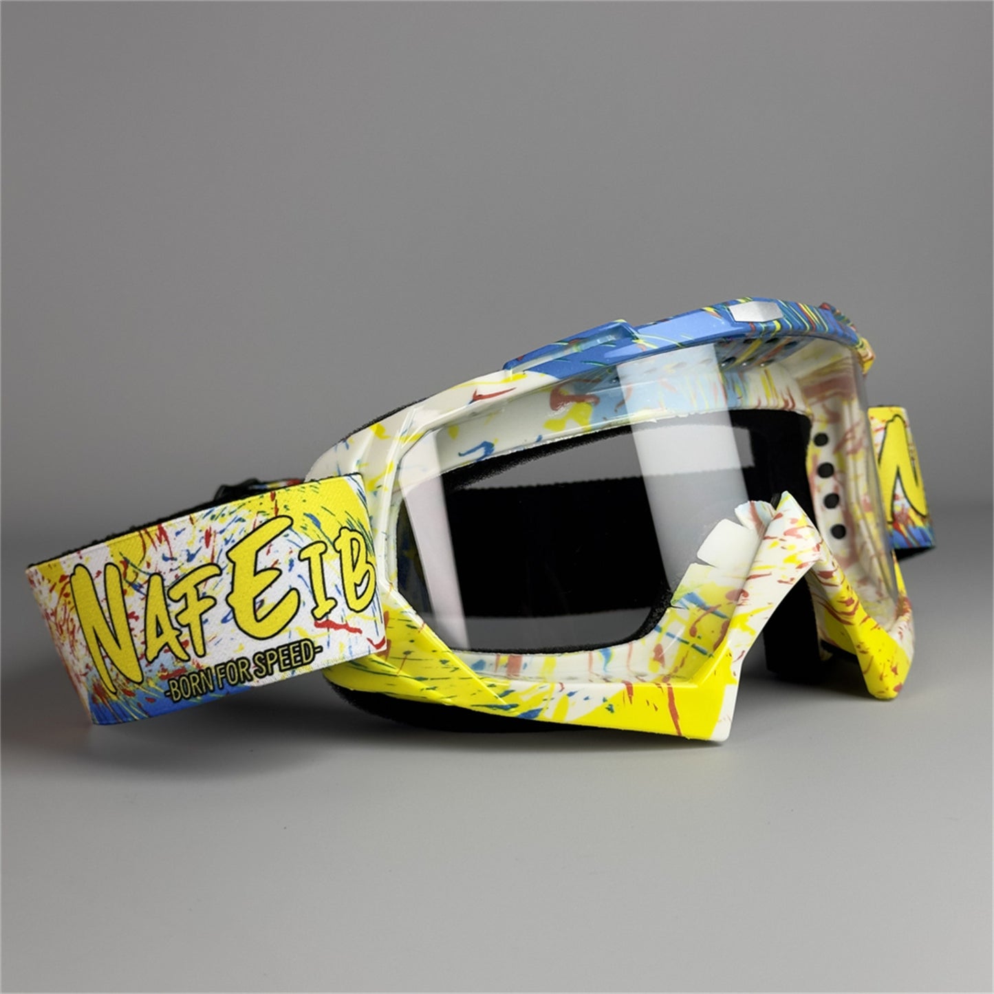 Off-Road Motorcycle Goggles - Full Rim TPU Frame