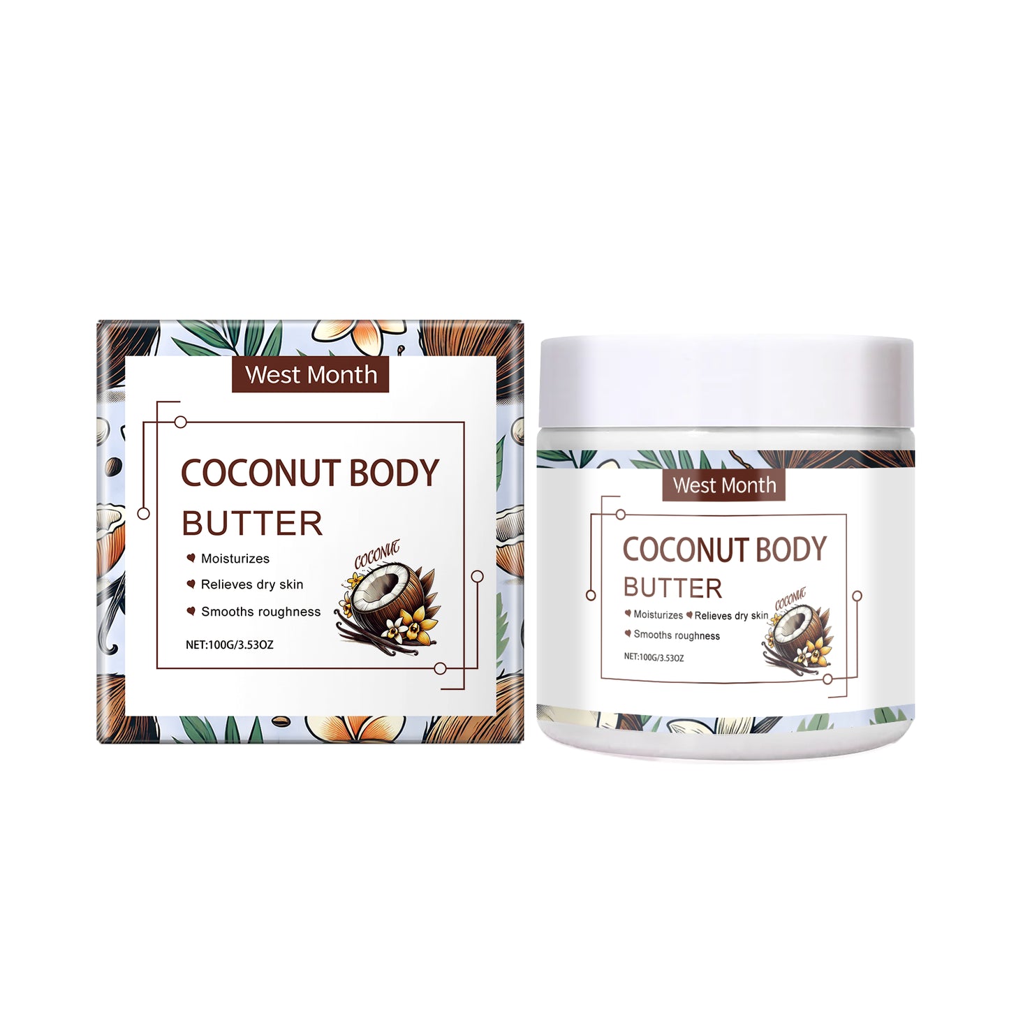 Moisturizing Shea Butter Body Cream - Deep Hydration for Rough, Dull Skin