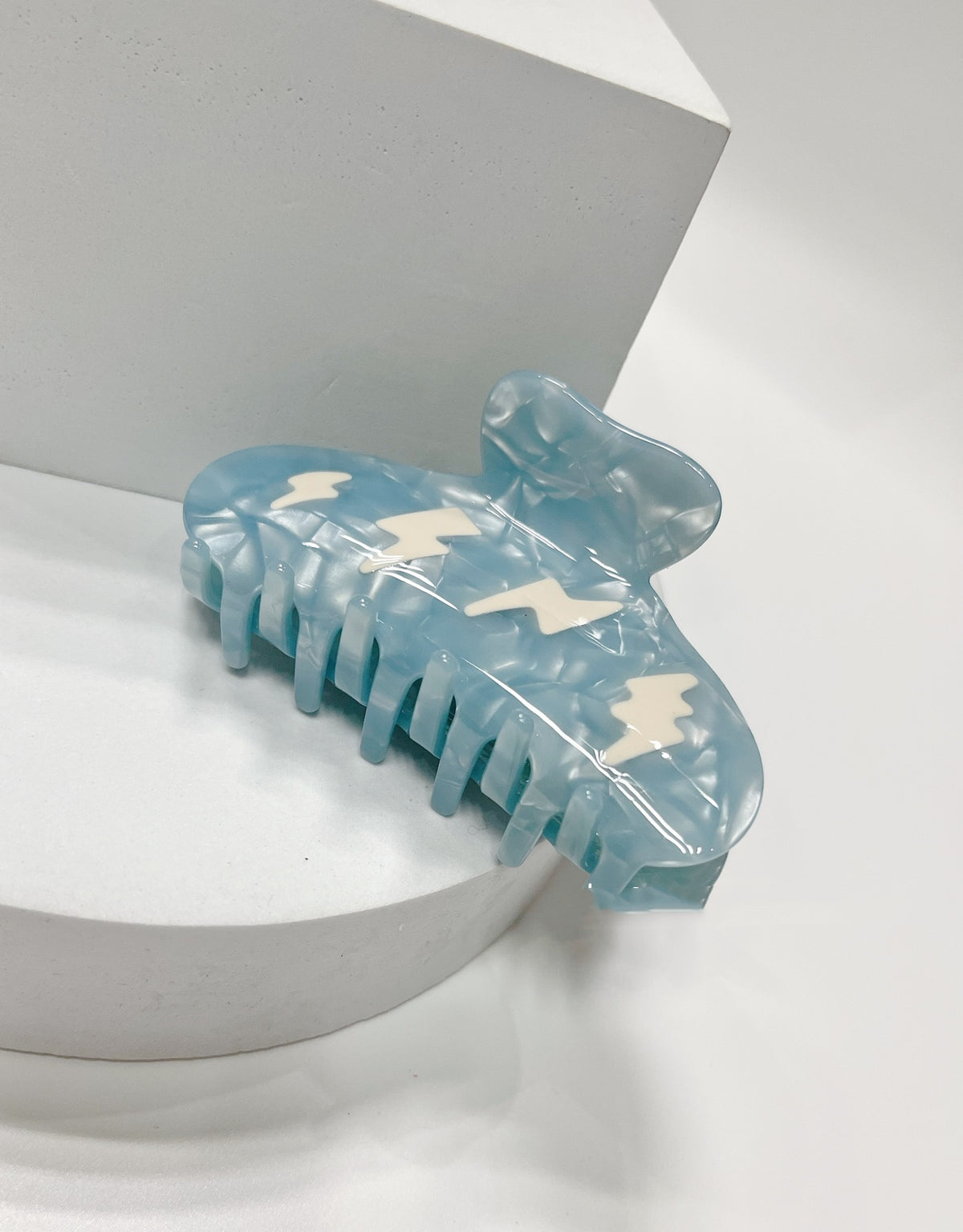 Cute Baby Blue Sky and White Clouds Large Shark Clip Hairpin