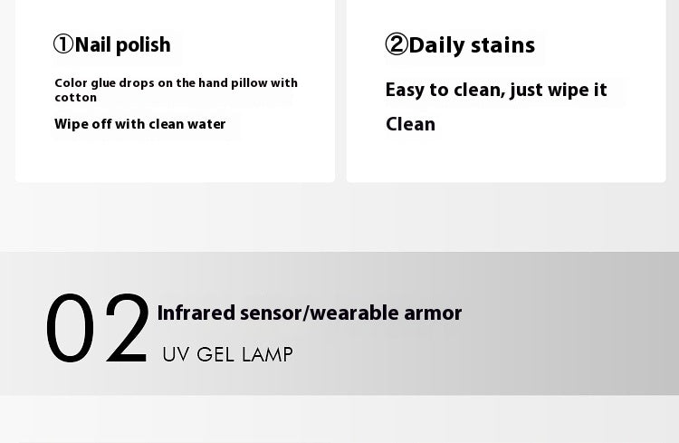 High Power 69 LED Nail Phototherapy Lamp with Hand Pillow - UV/LED Drying Machine