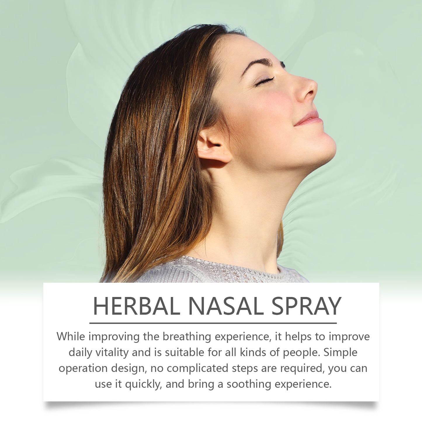Herbal Nasal Spray - 20ml Soothing Nasal Cleansing Mist