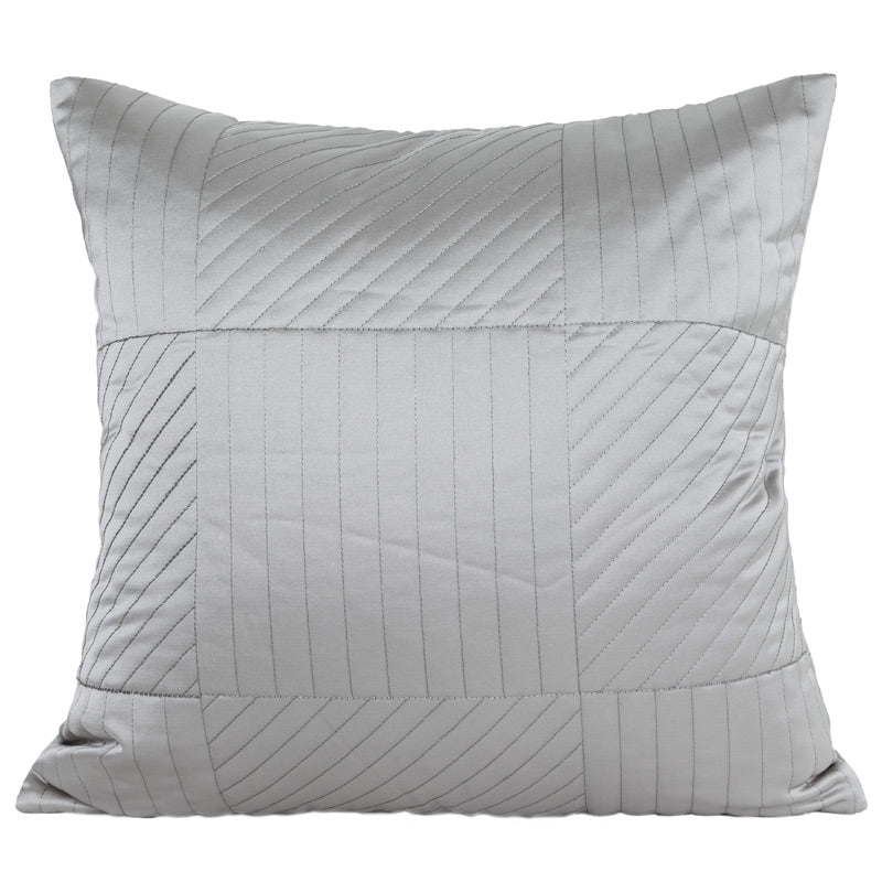 Handmade Tassel Cotton Linen Bed Pillowcase & Decor Bed Flag Set