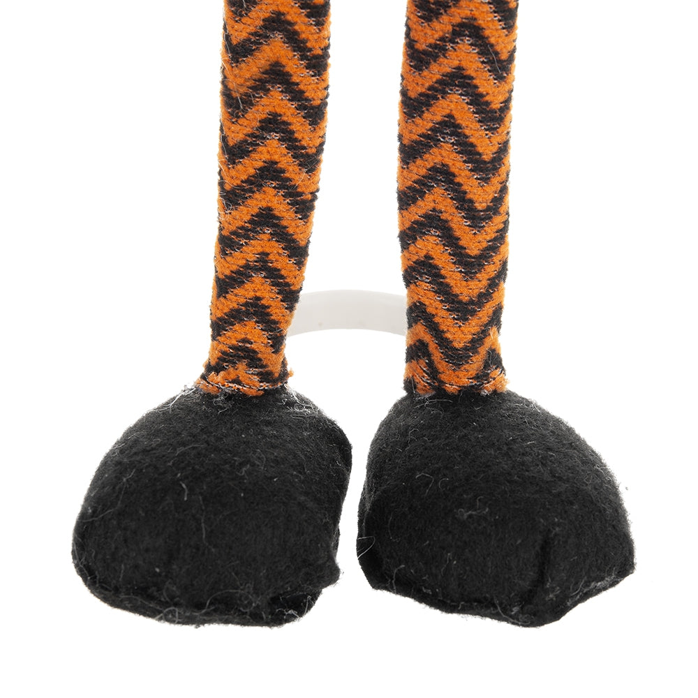 Set of 2 Fabric Standing Gnomes with 'B-O-O' Banner - Halloween Decor