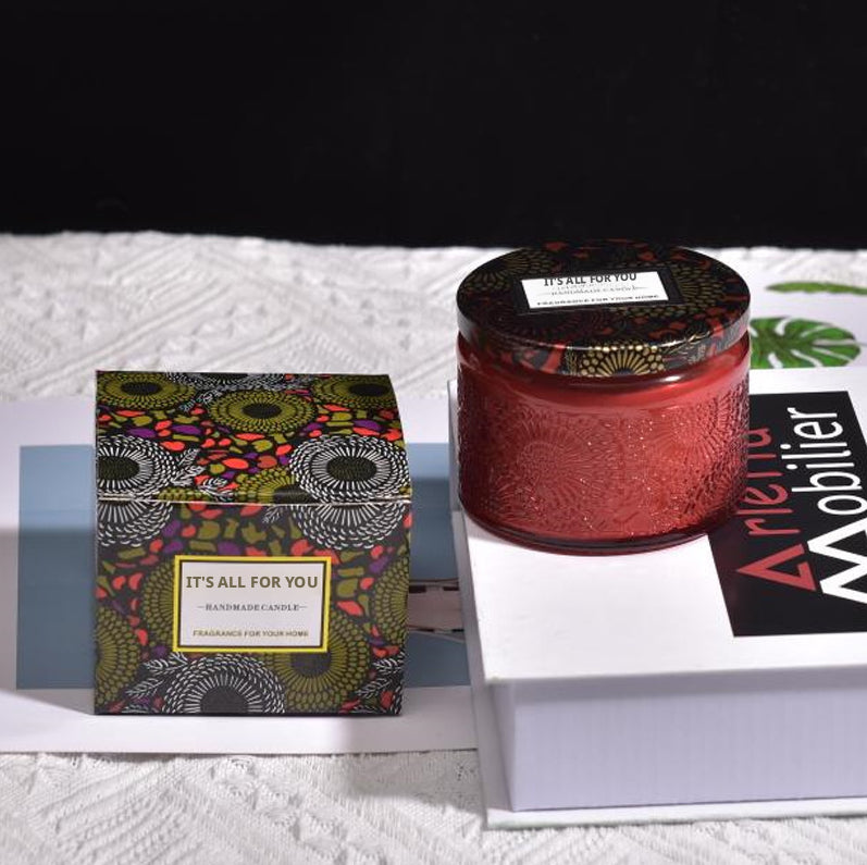 Smoke-Free Scented Candle with Bergamot Soybean Wax - 1 Piece