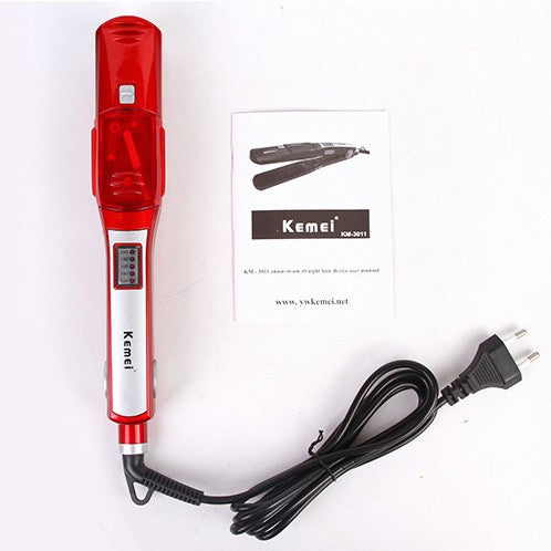 Ceramic Hair Straightener with Temperature Control, 30 Heat Sections