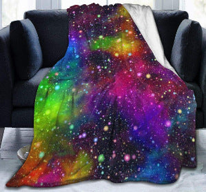 Double-Sided Flannel Sofa Blanket - Warm Modern Home Textiles
