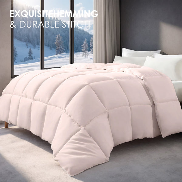 Extra Large Pink Duvet Insert - Cozy & Skin-Friendly Bedding