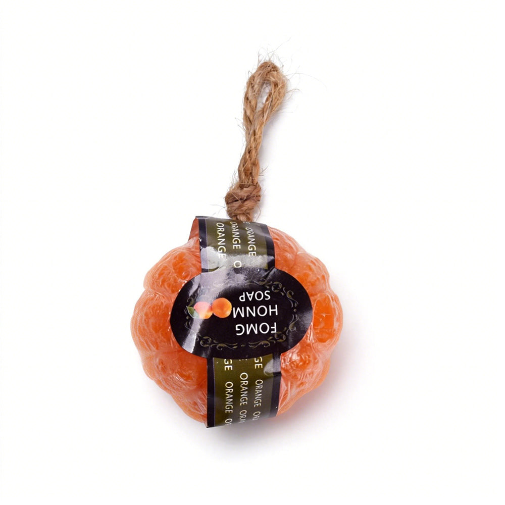 Orange Fruit Soap 60g Natural Body Care Bar for Fresh Skin