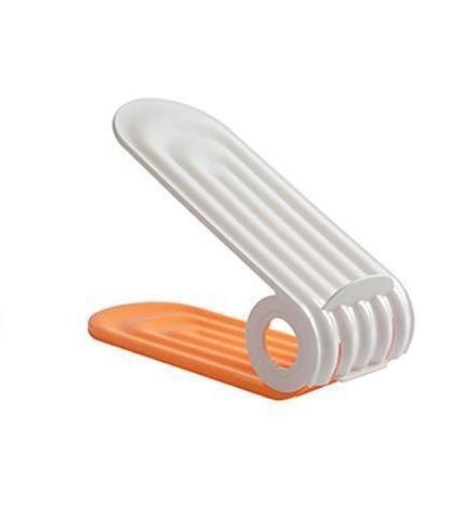 Foldable Gray Shoe Storage Rack - Space-Saving Shoe Organizer