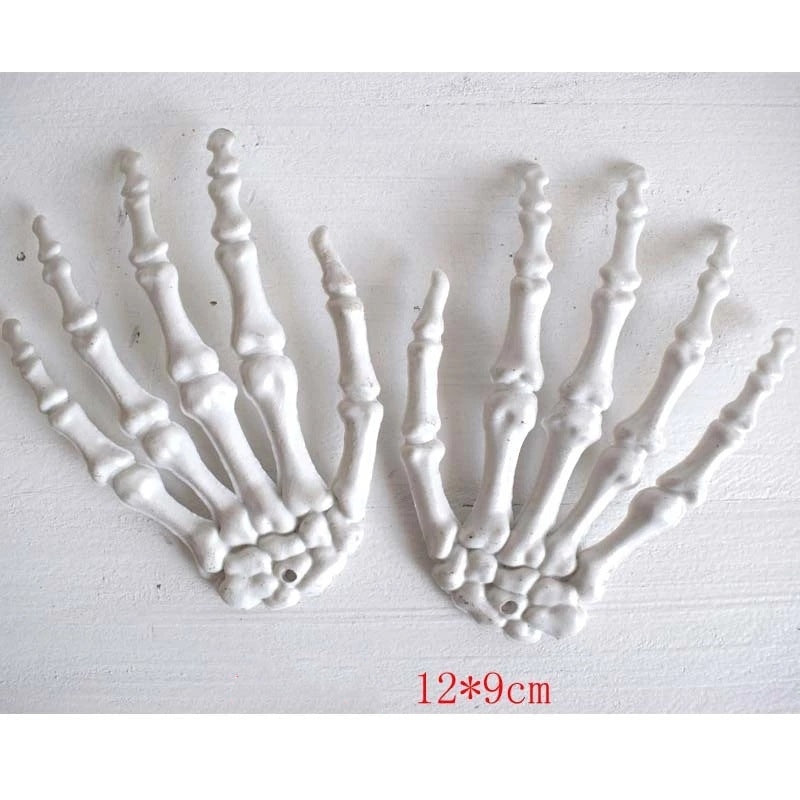 Halloween Skeleton Hand Decorations Set - Party Props for Events & Home Decor