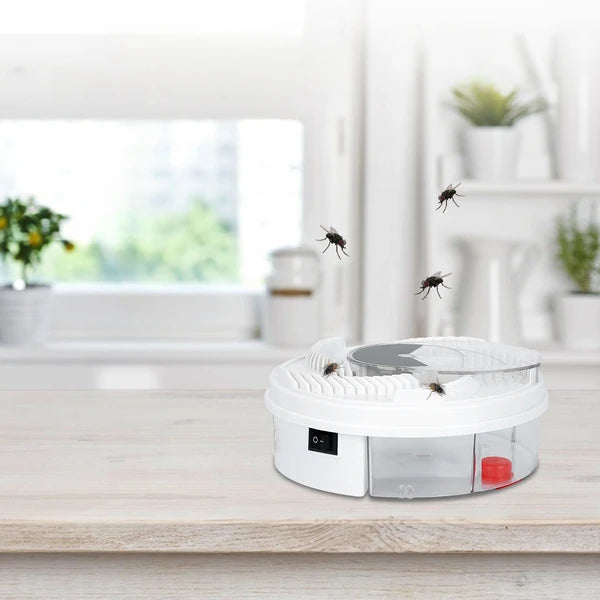 USB Powered Electric Fly Trap - Kids-Friendly & Easy to Clean