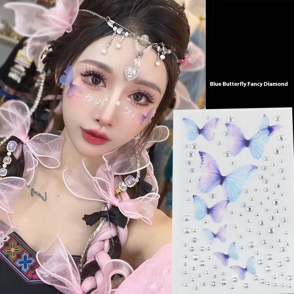 Pearl and Crystal Nail Art Stickers Set for DIY Manicure and Decor