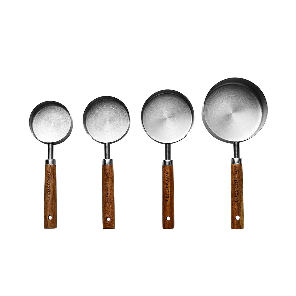 Stainless Steel Measuring Cups & Spoons Set - Kitchen Baking Tools