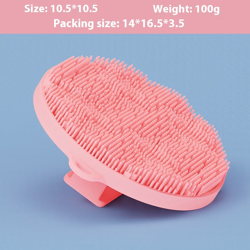 Silicone Massage Brush Head Bath Brush - Multiple Colors