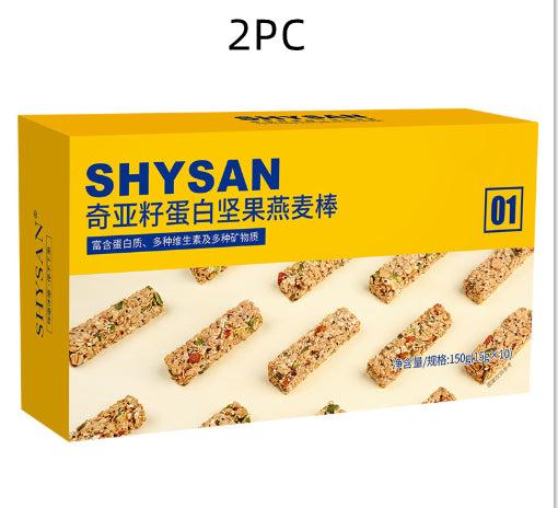 Sugar-Free Chia Nut Oat Bars – High-Protein Snack