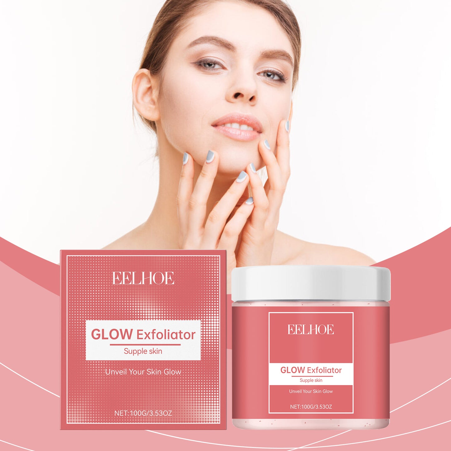Brightening Facial Scrub with Vitamin C & Shea Butter - Exfoliating Face Care