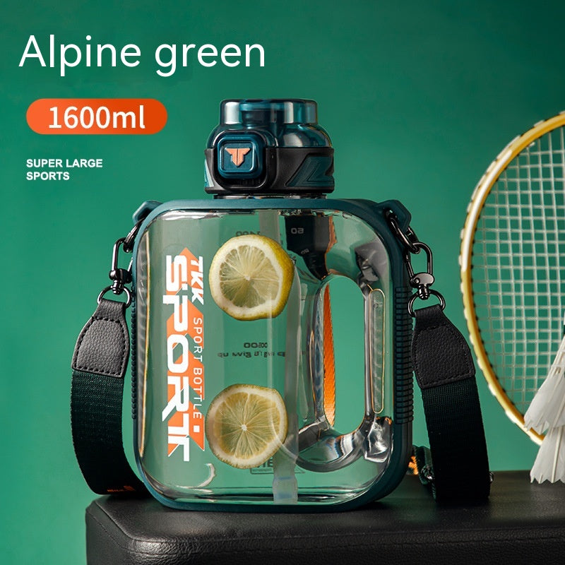 Large Capacity Water Bottle for Outdoor Sports - High Temperature Resistant, Portable Barrel