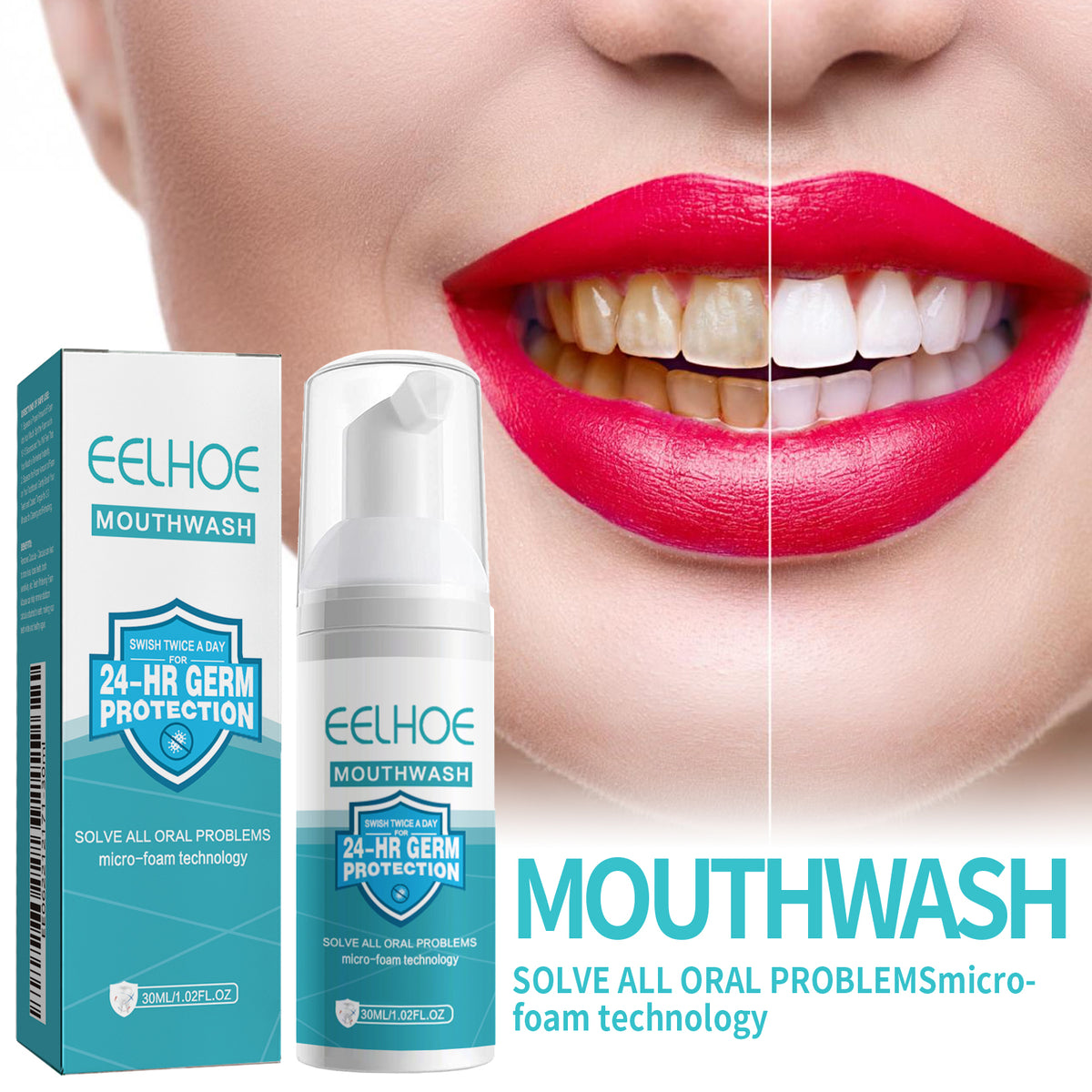 Tooth-Cleaning Mousse Toothpaste 30ml