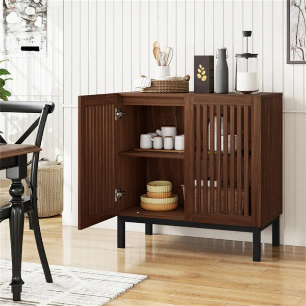 32" Farmhouse Buffet Sideboard Cabinet with 2 Doors