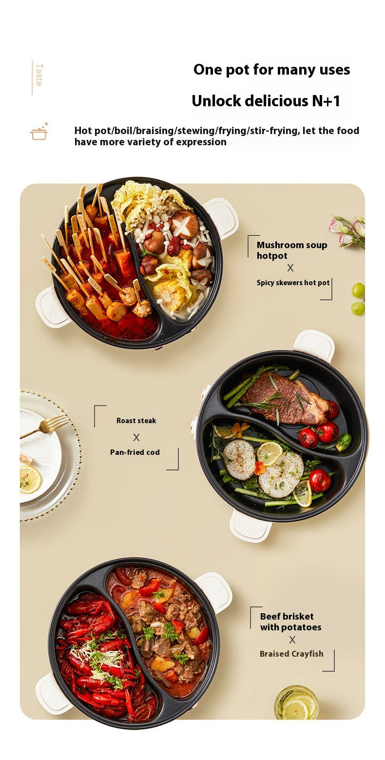 Large Capacity Electric Chafing Dish with Multi-Functional Heating for Home & Kitchen