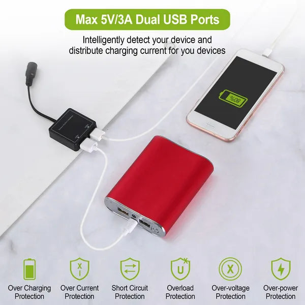 25W Solar Panel Car Battery Charger - IP68 Waterproof Dual USB