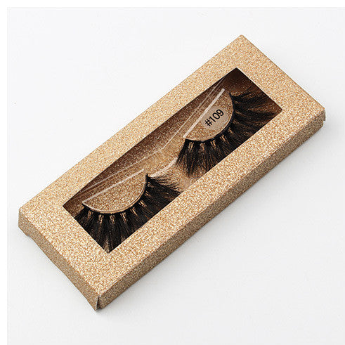 Handmade 3D False Eyelashes - Mink, Thick, Natural Length Options