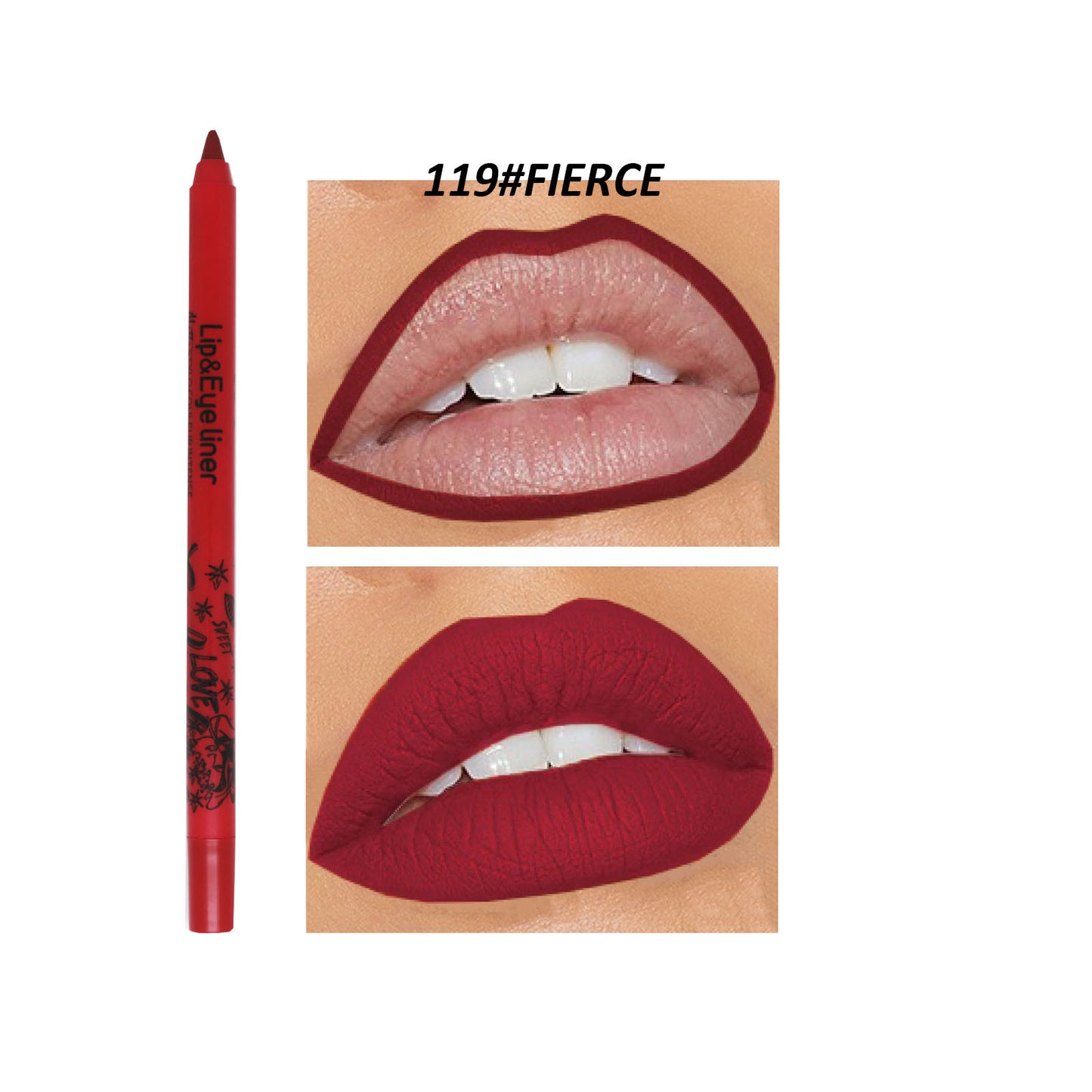 Matte Lip Liner - Discoloration Resistant Outline Lipstick 20 Colors