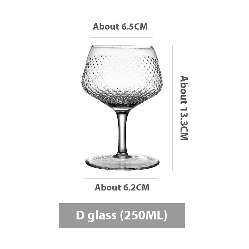 Simple Ins Style Handmade Crystal Glass Goblet - Multiple Variants