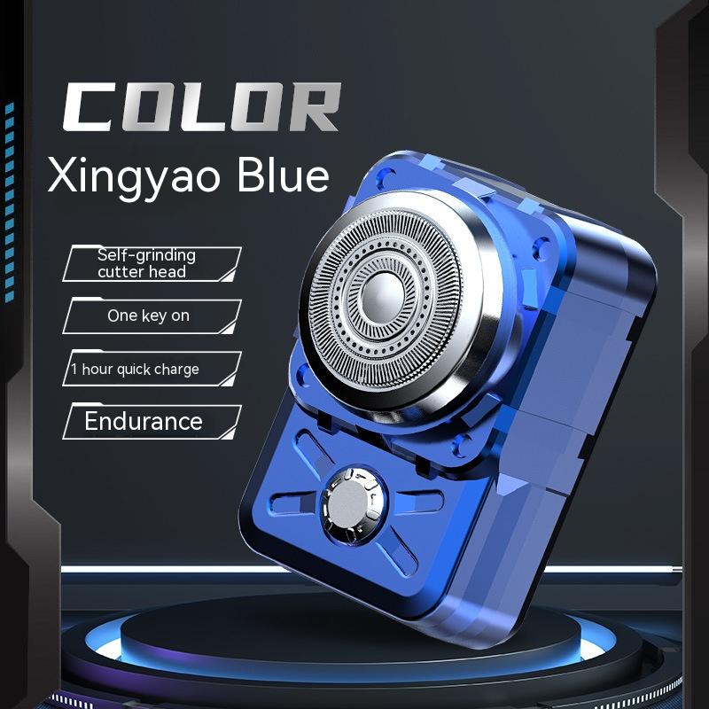 Mini Men's USB Rechargeable Electric Shaver with Multiple Colors