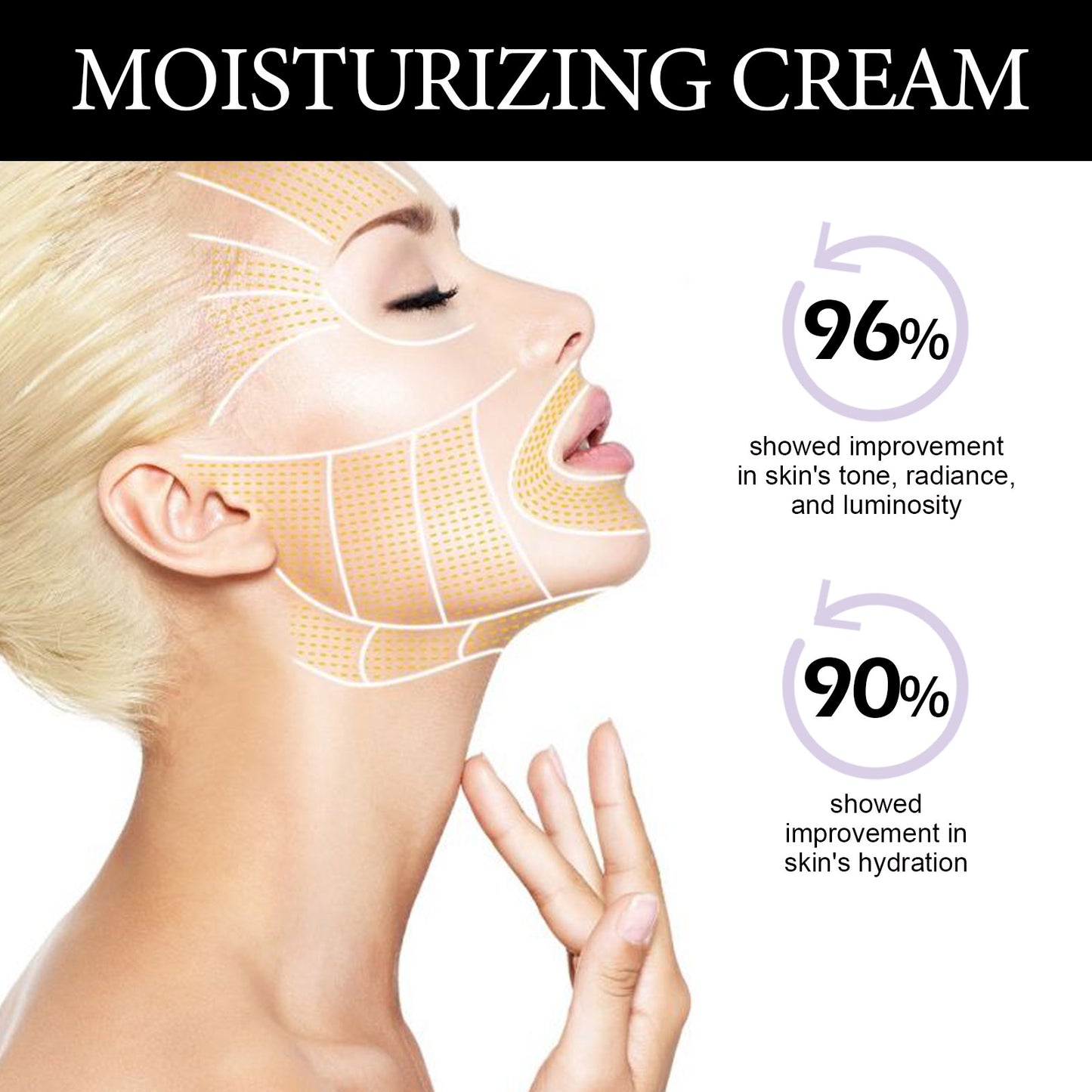 Brightening Moisturizing Facial Cream with Vitamin E and Oligopeptide-1