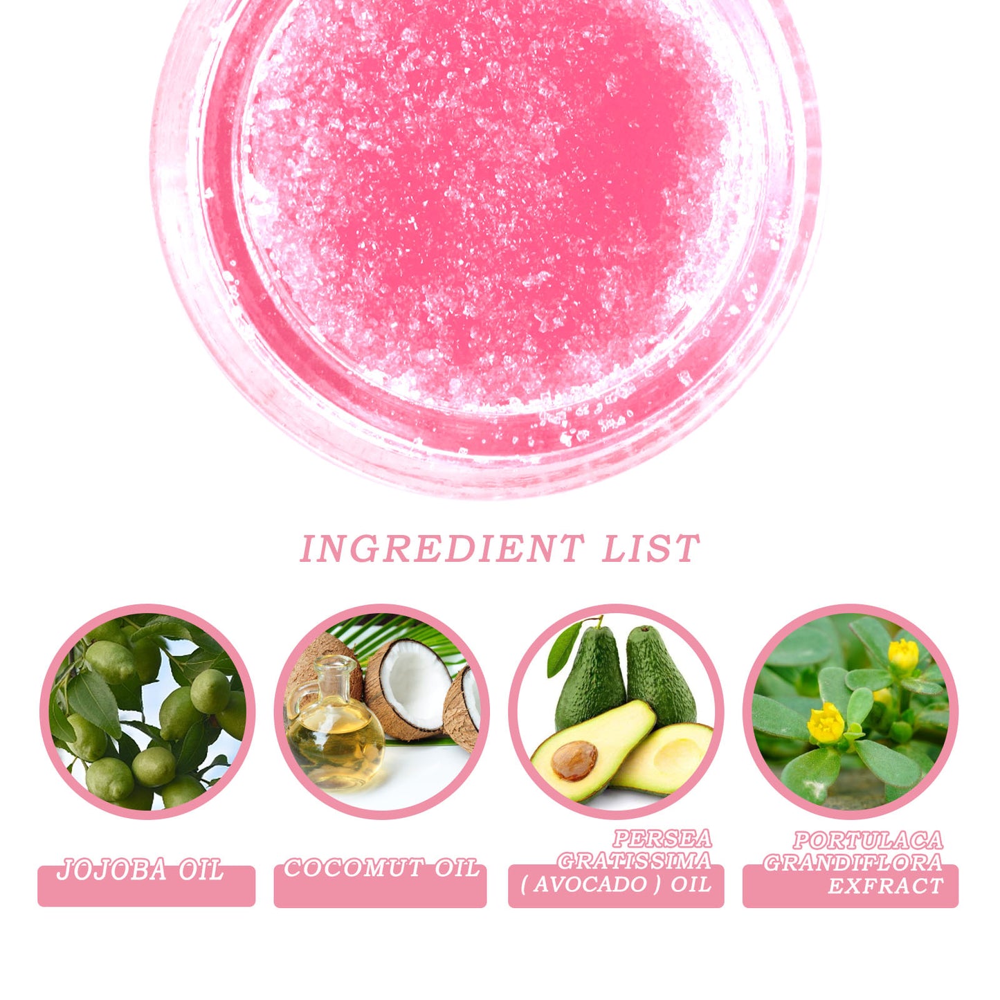 Peach Lip Scrub for Exfoliation and Hydration - Natural Lip Care