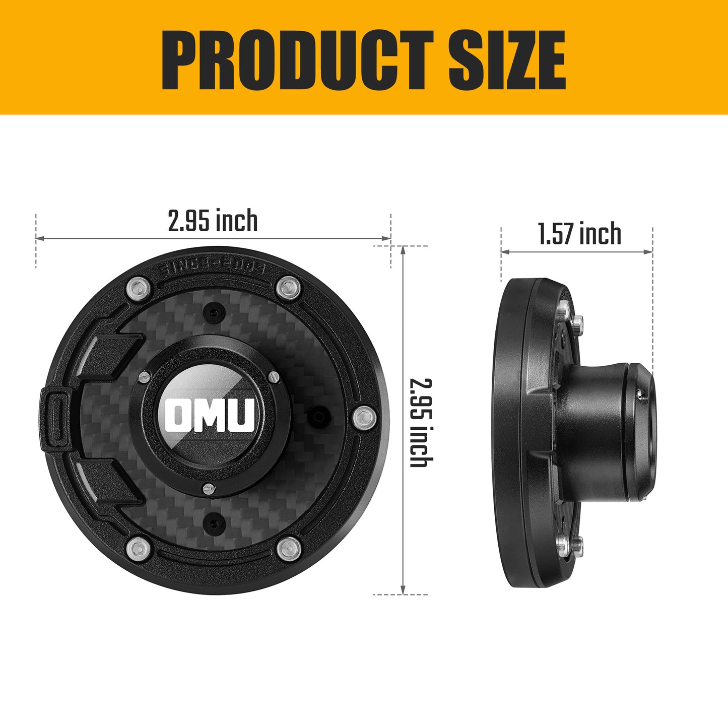 Aluminum Antenna Base Cover for Jeep Wrangler & Gladiator - Black