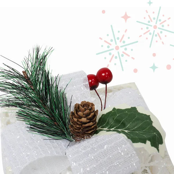 3-Piece LED Lighted Gift Box Set - Warm White Decorative Rack