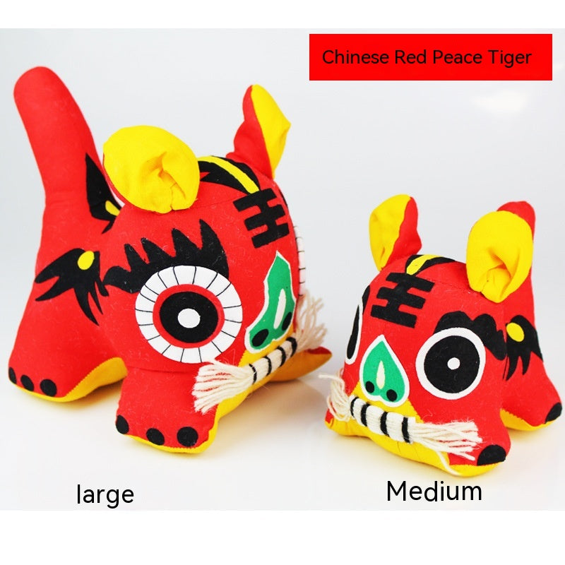 Handmade Cloth Tiger Chinese Style Folk Art Gift - Multiple Variants